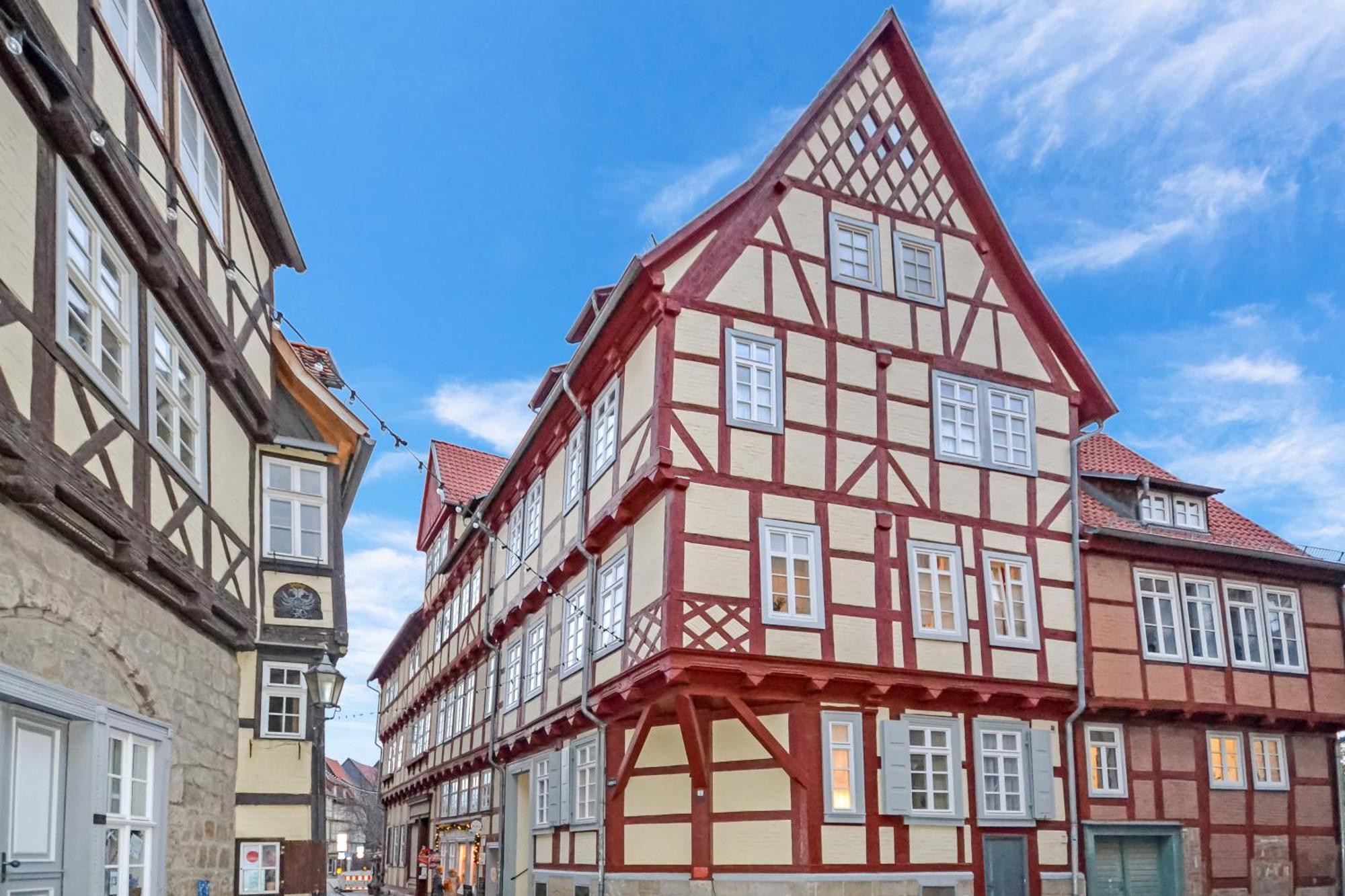 Fewo Lange Gasse 4 - 2 Obergeschoss Inkl Parkplatz Quedlinburg Exteriér fotografie